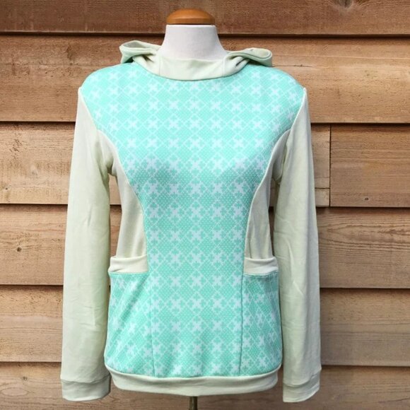 Upcycled Hoodie Vintage Fabric One of a Kind Pullover Hoody MungoCrafts - Picture 2 of 6